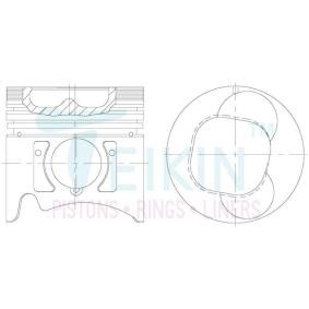 Comprar Kit de pistones de TEIKIN 39188A.STD a bajo precio de 240,96 €