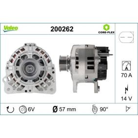 Lichtmaschine 200262 von VALEO günstig für 243,82 € online kaufen