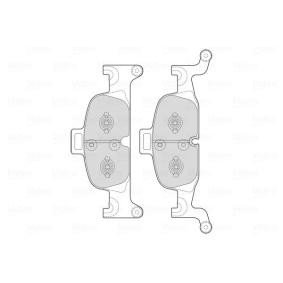 Comprar Juego de pastillas de freno de VALEO 601721 a bajo precio de 104,27 €