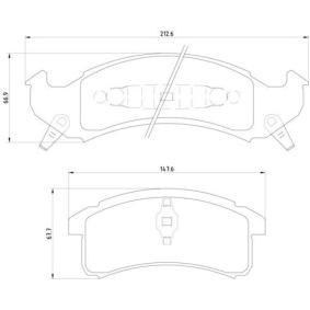 Acquista Kit pastiglie freni da BREMBO P 09 002 a buon mercato per soli 190,97 €
