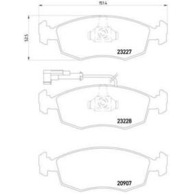 Køb Bremseklodser af BREMBO P 23 076 til den lave pris 270,79 DKK