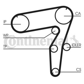 Achetez des Kit de distribution + pompe à eau CONTITECH CT918WP1 à prix pour 171,28 €