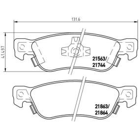 Köp Bromsbelägg av BREMBO P 34 003 till det låga priset 580,89 kr