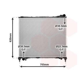 Achetez des Radiateur du moteur VAN WEZEL 02002337 à prix pour 174,31 €