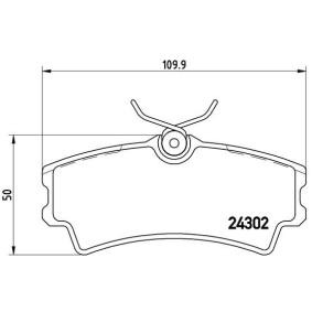 Acquista Kit pastiglie freni da BREMBO P 72 001 a buon mercato per soli 47,58 €