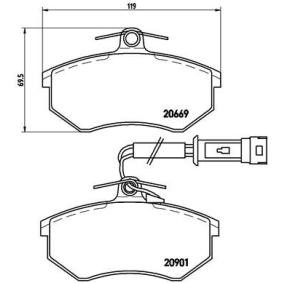 Achetez des Plaquettes de frein BREMBO P 85 016 à prix pour 51,12 €