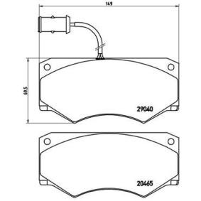 Bremsbeläge für IVECO von BREMBO