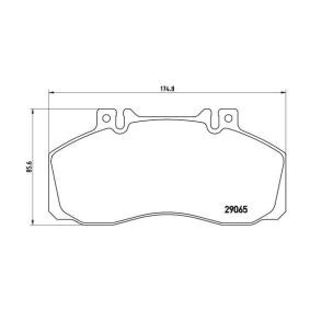 Comprar Juego de pastillas de freno de BREMBO P A6 008 a bajo precio de 48,10 €