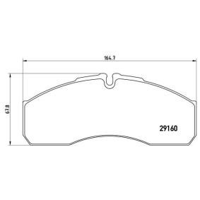 Comprar Juego de pastillas de freno de BREMBO P A6 022 a bajo precio de 47,35 €