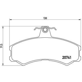 Acquista Kit pastiglie freni da BREMBO P A6 024 a buon mercato per soli 115,20 €