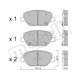 Acquista Kit pastiglie freni da METELLI 22-1178-0 a buon mercato per soli 48,66 €