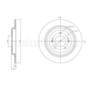 Bremsscheibe 23-1819C