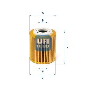Acquista Filtro olio da UFI 25.216.00 a buon mercato per soli 10,84 €