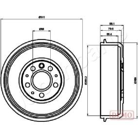 Bremstrommel für VW von JAPANPARTS