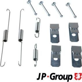 Köp Monteringssats, bromsbackar av JP GROUP 3964003810 till det låga priset 83,36 kr
