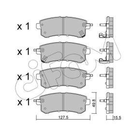 Achetez des Plaquettes de frein CIFAM 822-1155-0 à prix pour 87,21 €