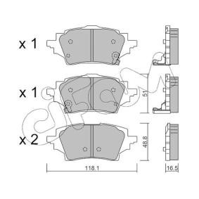 Acquista Kit pastiglie freni da CIFAM 822-1228-0 a buon mercato per soli 40,10 €