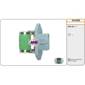 Vorwiderstand, Elektromotor-Kühlerlüfter 410.003 MAZDA 2 von AHE