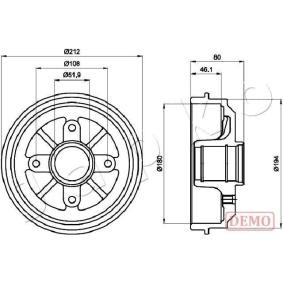 Bremstrommel 560608C für MEGA