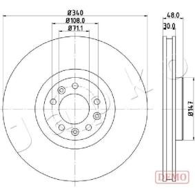 Bremsscheibe für CITROËN von JAPKO