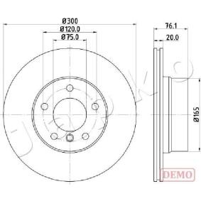 Comprar Disco de freno de JAPKO 610136C a bajo precio de 32,69 €