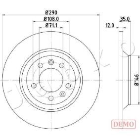 Bremsscheibe 610605C von JAPKO günstig für 32,43 € online kaufen