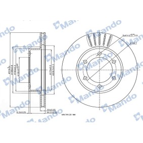 Comprar Disco de freno de Mando MBC035431 a bajo precio de 53,66 €