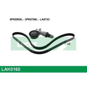 Acquista Kit Cinghie Poly-V da LUCAS LAK0160 a buon mercato per soli 88,33 €