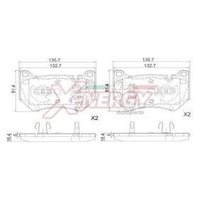 Køb Bremseklodser af AP XENERGY X41400 til den lave pris 313,27 DKK