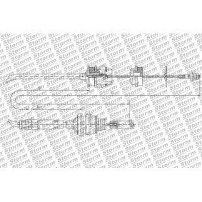 Acquista Cavo frizione da STORM QUALITY PARTS 070156 a buon mercato per soli 32,27 €