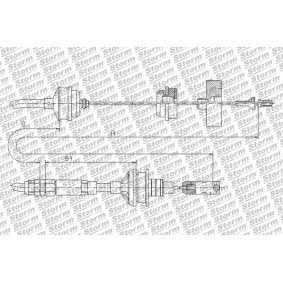 Acquista Cavo frizione da STORM QUALITY PARTS 1101381 a buon mercato per soli 47,55 €