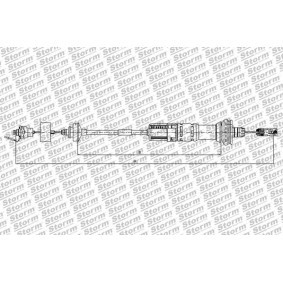 Acquista Cavo frizione da STORM QUALITY PARTS 350145 a buon mercato per soli 30,57 €