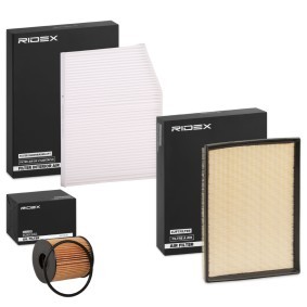 Compre Kit de filtros de RIDEX online para Transit Mk7 Camião de plataforma / Chassis (V363, FED, FFD) a preços moderados