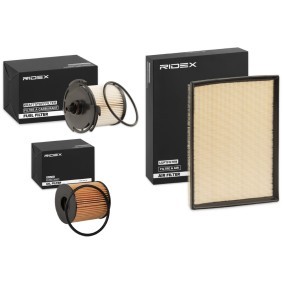 Compre Kit de filtros de RIDEX online para Transit Mk7 Camião de plataforma / Chassis (V363, FED, FFD) a preços moderados