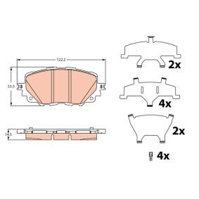 Achetez des Plaquettes de frein TRW GDB2285 à prix pour 44,38 €