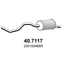 Kjøp Bakre eksospotte av ASSO 40.7117 til den lave prisen 2433,42 NOK