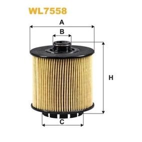 Comprar Filtro de aceite de WIX FILTERS WL7558 a bajo precio de 52,04 €