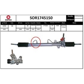 Achetez des Crémaillère de direction SNRA SOR1745150 à prix pour 572,31 €
