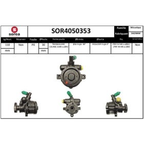 Achetez des Pompe de direction assistée SNRA SOR4050353 à prix pour 249,47 €