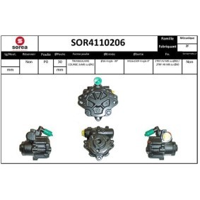 Achetez des Pompe de direction assistée SNRA SOR4110206 à prix pour 263,31 €