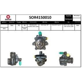 Achetez des Pompe de direction assistée SNRA SOR4150010 à prix pour 266,35 €