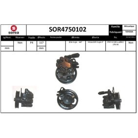 Servopumpe SOR4750102 für NISSAN