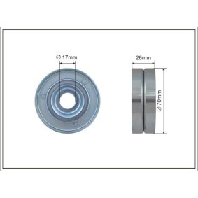 Spannrolle, Keilrippenriemen 500629