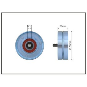 Compre Rolo tensor, correia trapezoidal estriada da CAFFARO 500633 a um preço baixo por 18,44 €