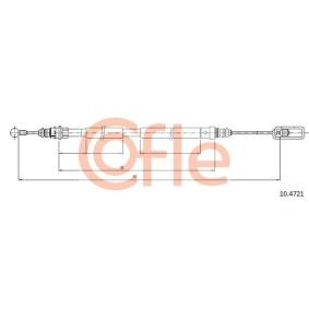 Handbremsseil für LANCIA von COFLE