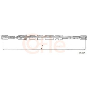 Handbremsseil 92.10.564