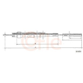 Handbremsseil für SAAB von COFLE