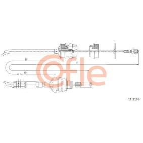Compre Cabo de aço, accionamento da embraiagem da COFLE 92.11.2196 a um preço baixo por 26,89 €