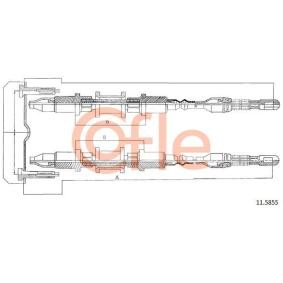 Handbremsseil für VAUXHALL von COFLE