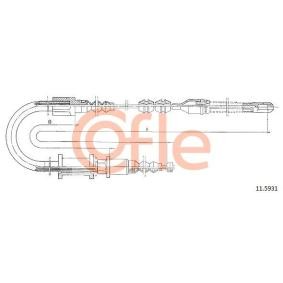 Handbremsseil für VAUXHALL von COFLE
